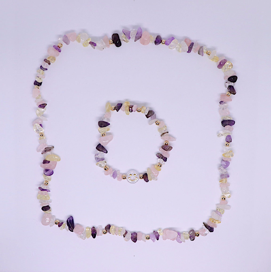 Happy Energy Necklace & Bracelet Set