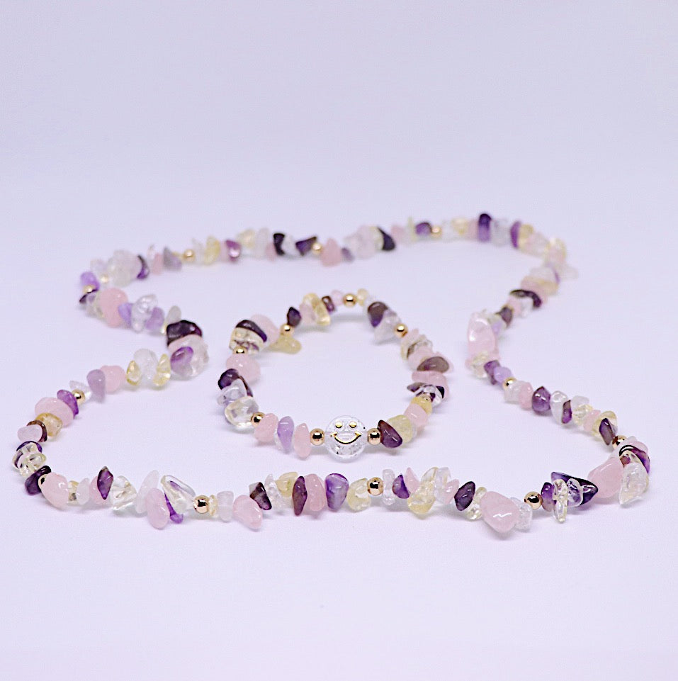 Happy Energy Necklace & Bracelet Set